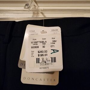 Doncaster Wool Pants 16M NWT
